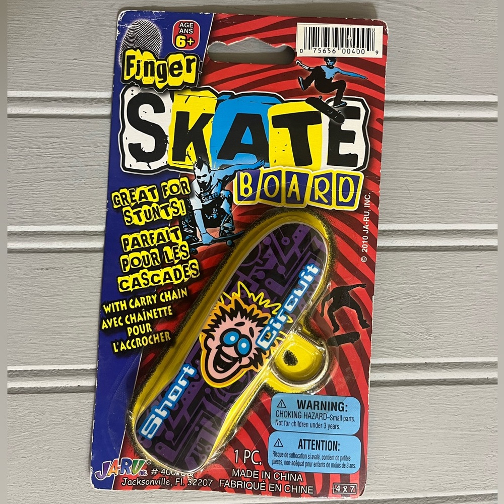 JA-RU Key Chain Finger Skateboard Short Circuit Carry Chain 2010 Stunts